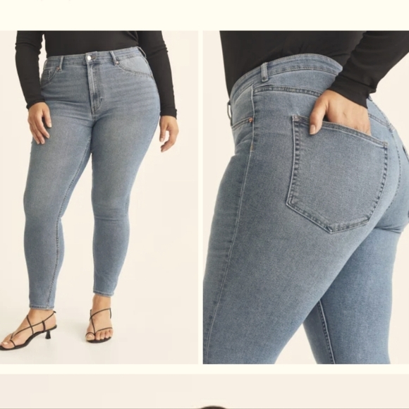 H&M Curvy Jeggings Ultra High Waist. US 20 - Picture 5 of 9